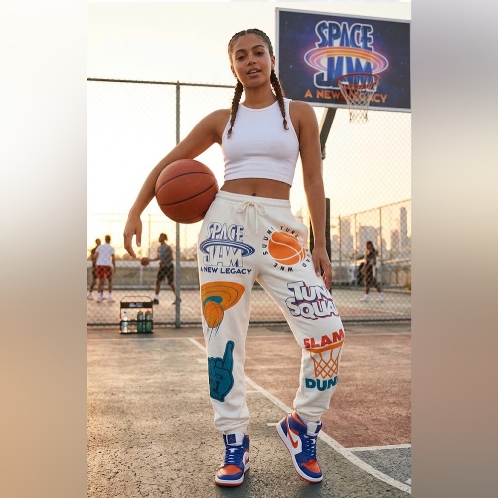 Space Jam Women's Cream Joggers